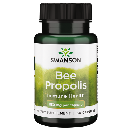 Swanson Bee Propolis 550 мг 60 капсул