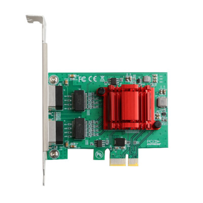 Dual port Gigabit Ethernet Adapter Network Adapter NIC Intel- 82571EB PCIE Card