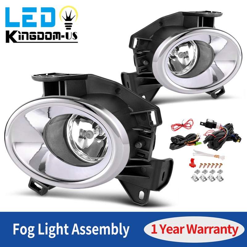 2pcs for 2013-2016 Nissan Pathfinder Clear Front Fog Lights w/Bulbs