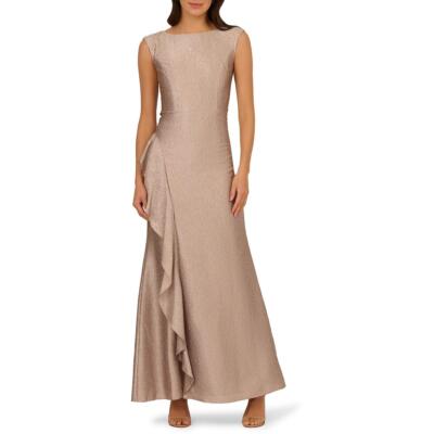 Adrianna Papell Женское вечернее платье-русалка из жаккарда Shmmer BHFO 4714