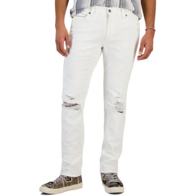 Мужские джинсы Sun + Stone Denim Distressed Slim Jeans BHFO 0470