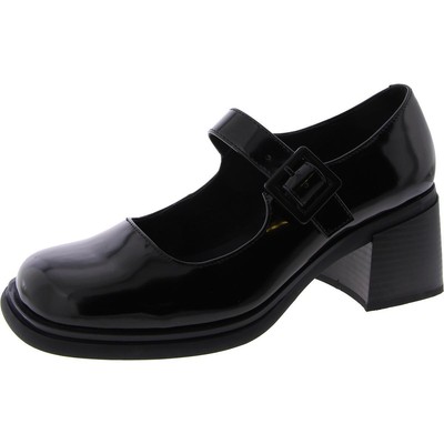 Женские элегантные туфли Mary Janes с квадратным носком из лакированной кожи Steve Madden BHFO 8702