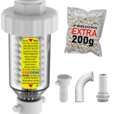 FERDOM FD168 Kesselkondensat-Neutralisator Nachfüllbar Mini Größe. Für Alle B...