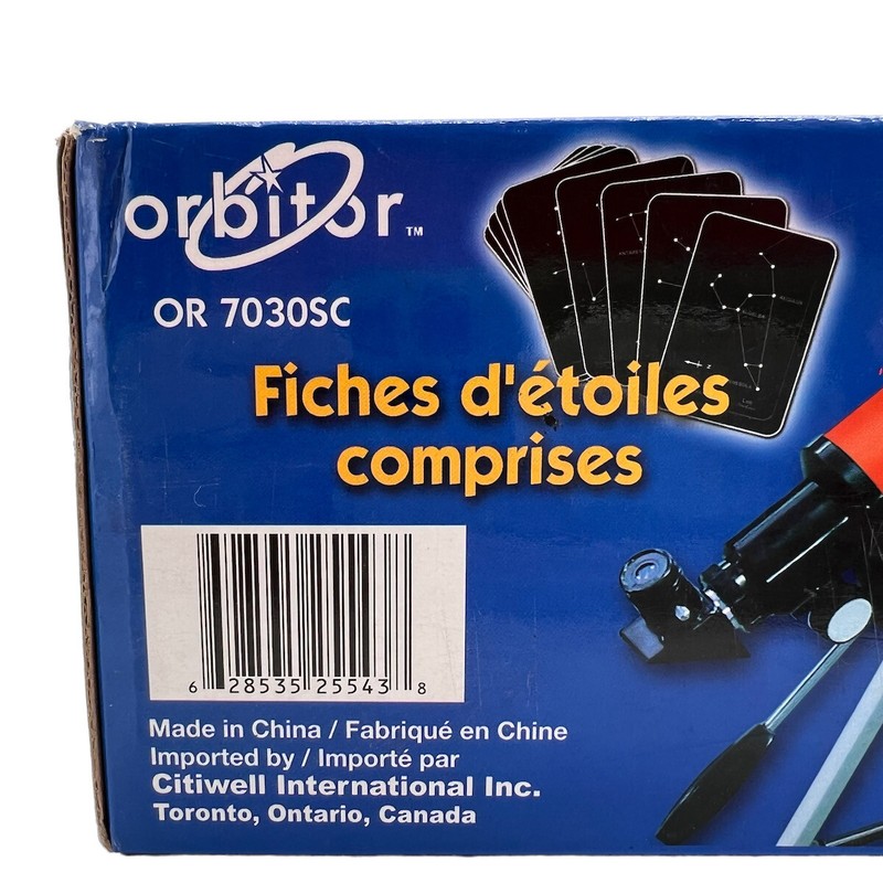 Educational Telescope Junior Explorer by Orbitor Science Star Cards Tripod 225X