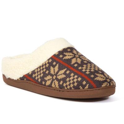 Мужские шлепанцы-лодж Deer Stags Коричневые уютные шлепанцы-слайдеры 9-10 Medium (D) BHFO 9270