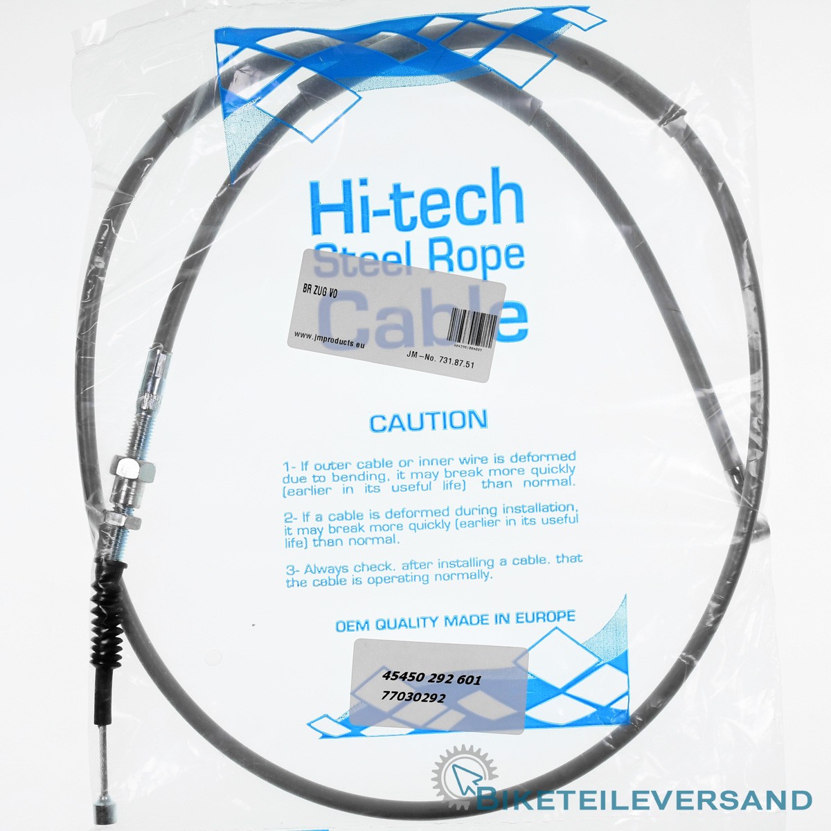 Hi-Tech Bremszug VORNE 77030292