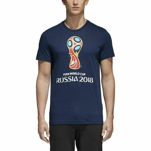 

[CV6337] Мужская футболка с эмблемой Adidas World Cup, Синий