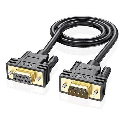 DB9 Male to Female Extension Serial Cable 6 Foot Double 6FT, male female 