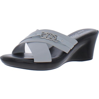 

Женские шлепанцы из искусственной кожи Tuscany By Easy Street Maggia BHFO 5061, Grey patent, Maggia