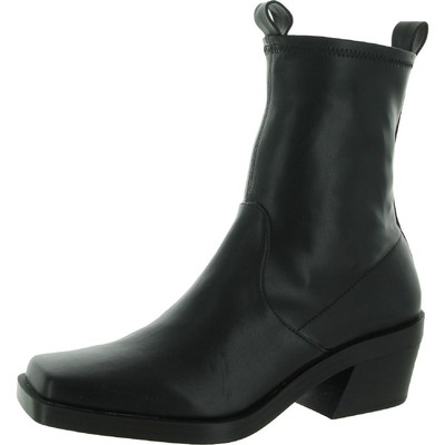 

Ботинки до середины икры женские Steve Madden Garner из искусственной кожи на молнии BHFO 3731, Черный, Garner