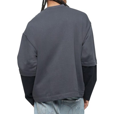 

Мужская двухслойная уютная толстовка Calvin Klein Loungewear BHFO 5577, Charcoal smoke