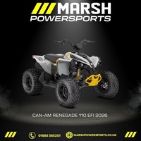 Renegade 110 EFI 2026 Model - Can-am Main Dealer - Reserve NOW