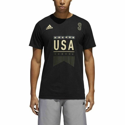 [CW9796] Мужская футболка Adidas Team USA - черный