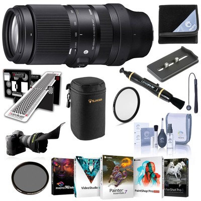 Современный объектив Sigma 100-400 мм f/5-6,3 DG DN OS для Sony E с комплектом Acc Premium