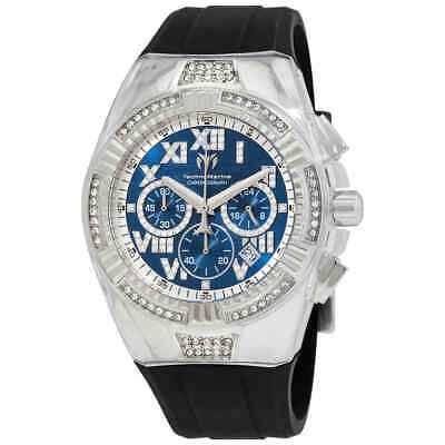 Technomarine Cruise Glitz Хронограф Кварцевые кристаллы с синим циферблатом Мужские часы