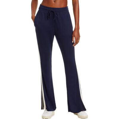Aqua Womens Sweat Pants Elastic Waist Flare Bottom Sweatpants BHFO 1447