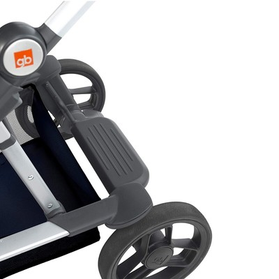 GB Evoq 4 in 1 Infant Safe Car Seat Stroller Compact Travel System, Midnight