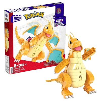 Mega Bloks Pokemon Adventure Builder Atom Block Dragonite 388pcs Kids Toys 8+