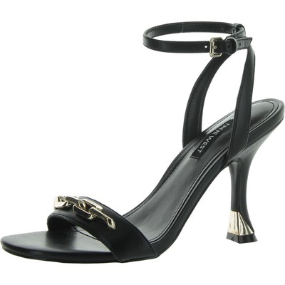 Nine West Womens Neela Black Ankle Strap Sandals 5.5 Medium (B,M) BHFO 5093