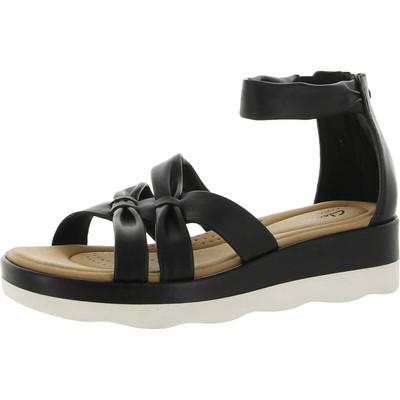 

Женские туфли Clarks Clara Rae, черные с ремешком на щиколотке, ширина 7,5 дюйма (C,D,W) BHFO 0770, Черный