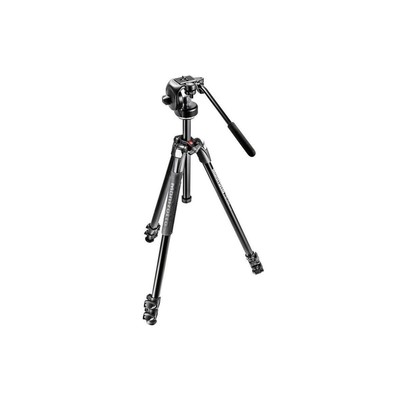 Трехсекционный штатив Manfrotto 290 Xtra Al с микрожидкостной головкой 128RC Quick Release