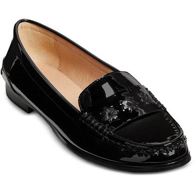

Черные лоферы без шнуровки Jack Rogers Remy на плоской подошве 6.5 Medium (B,M) BHFO 5898, Black patent, Remy