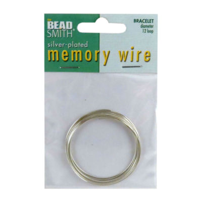 Plated Memory Bead Smith Wire Bracelet or Necklace 12 loops