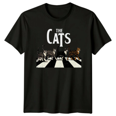 The Cats Parody T-Shirt, Cat Lover Walking Cats Funny Graphic Tee