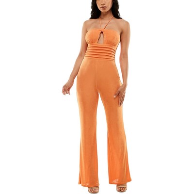 

Женский вязаный комбинезон с вырезом на шее Bebe для юниоров BHFO 9891, Apricot
