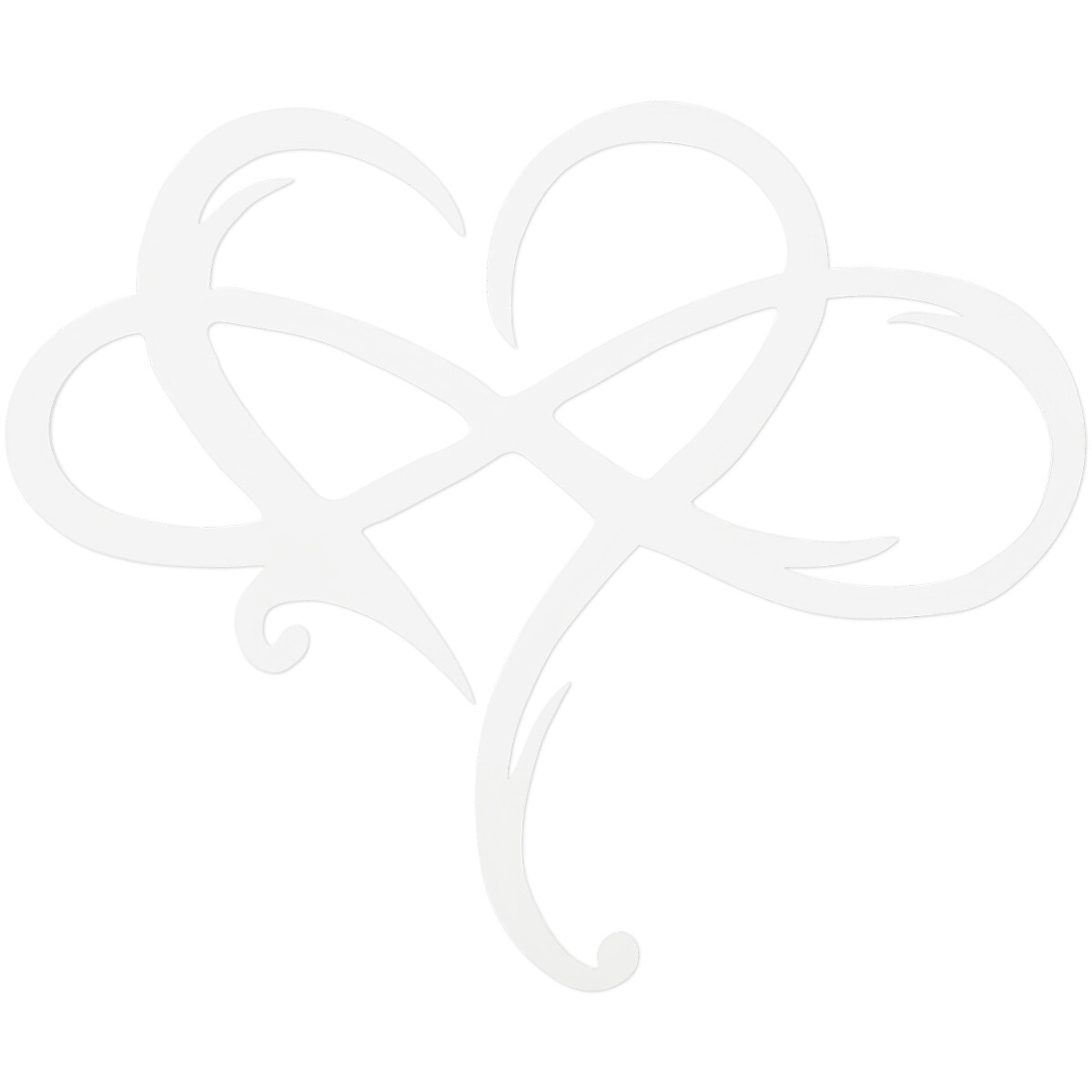 Wall Hanging Love Infinity Heart Metal Wall Art Ornaments Home Wedding