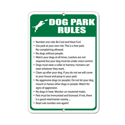 Aluminum Vertical Metal Sign Multiple Sizes Clean up After Your Dog Pet Animal