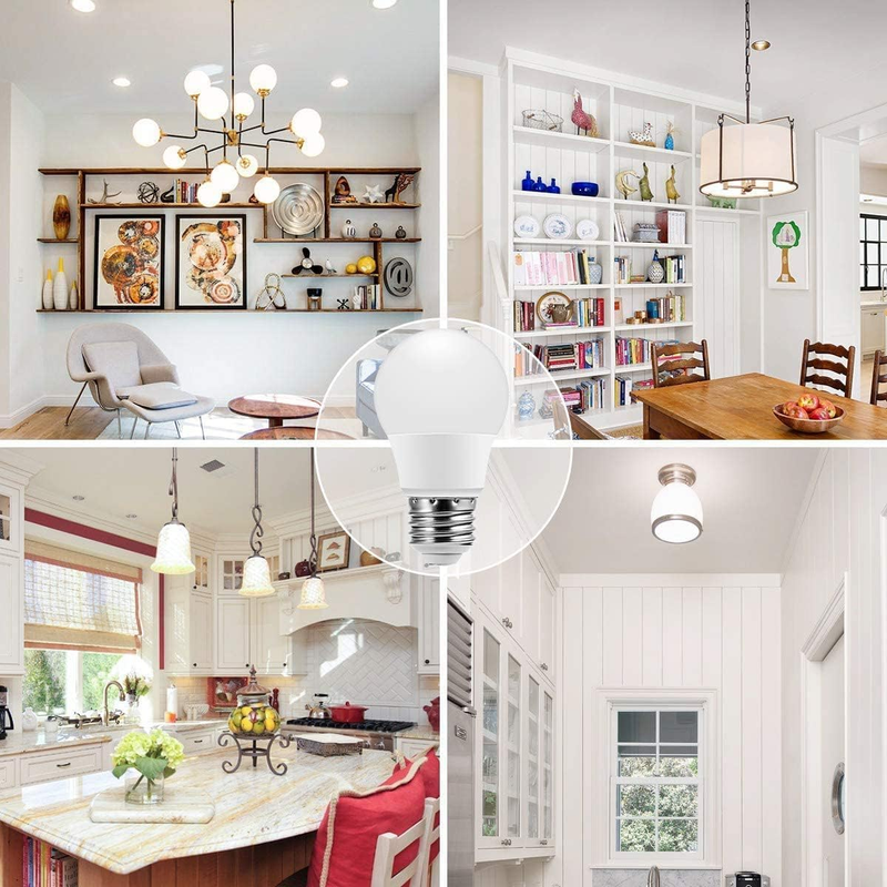 Refrigerator Light Bulb, 40W Equivalent 120V A15 Fridge Light Bulbs, 5W E26 Medi