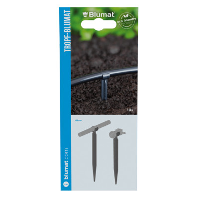 Blumat Support Stakes for Supply Tube & Drippers (10 Pack) - Automatic Watering
