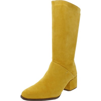 

Franco Sarto Женские кожаные сапоги Jaxine на блочном каблуке до середины икры Туфли BHFO 0390, Jaxine