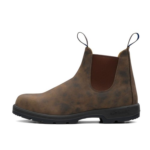 Pre-owned Blundstone Men's Bl Rustic Ankle Bootrustic Brown Uk/ M Us