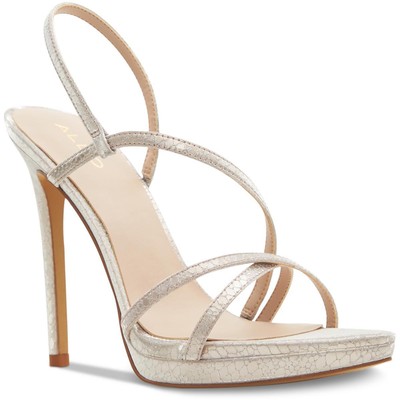 Aldo Womens Resurge Pink Metallic Embossed Pumps Shoes 10 Medium (B,M) BHFO 5041