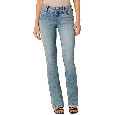 Джинсы Hudson Womens beth Blue со средней посадкой, укороченные для маленьких девочек, 29 BHFO 6717