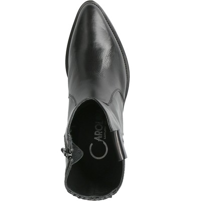 DONNA CAROLINA DONNA CAROLINA STIEFELETTE 42.199.095 -002, GLATTLEDER, SCHWARZ, DAMEN