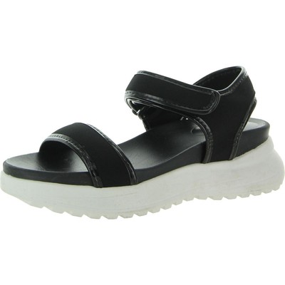 

Stylus Womens Yobella Black Slingback Sandals Shoes 8 Medium (B,M) BHFO 2875, Черный