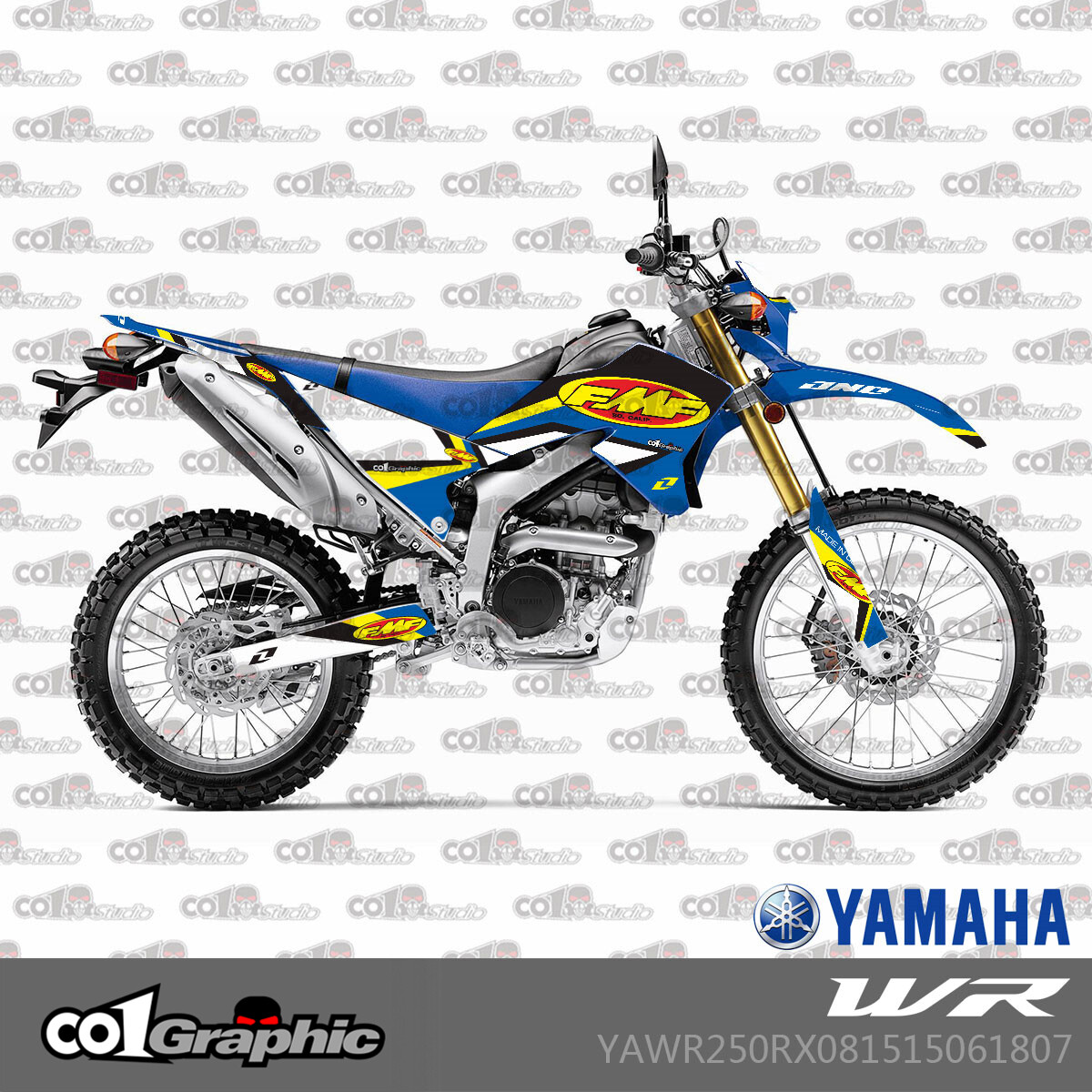 GRAPHICS DECALS STICKERS FULL KIT FOR YAMAHA WR250R WR250X 2008-2018