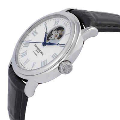 Pre-owned Raymond Weil Maestro Automatic White Dial Men's Watch 2827-stc-00308