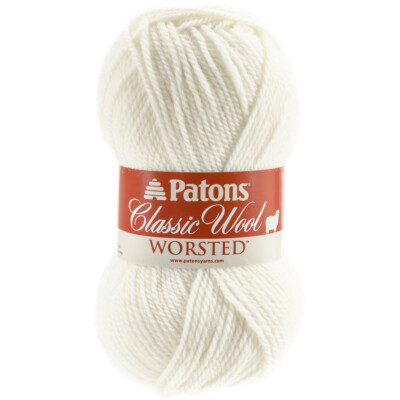 Spinrite 244077-201 Classic Wool Yarn-Winter White
