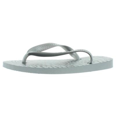 

Женские серебряные вьетнамки-стринги Havaianas с животными, размер 6, средний (B,M), BHFO 5934, Ice grey