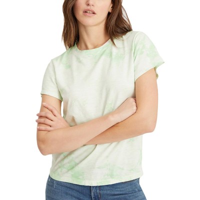 Женская футболка с круглым вырезом Sanctuary Womens Perfect Green Tie-Dye S BHFO 7768