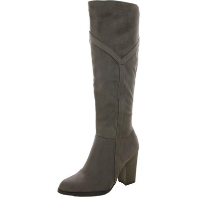 

Женские серые сапоги до колена Journee Collection Shoes 8 Medium (B,M) BHFO 8714, Серый, BHFO