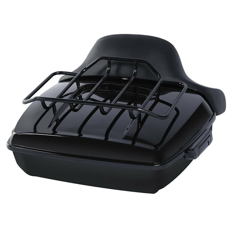 Chopped Pack Trunk Backrest Fit For Harley Tour Pak Road King Glide 2014-2024 19