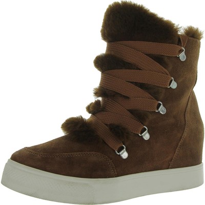 Женские коричневые зимние ботинки Steve Madden 8 Medium (B,M) BHFO 3455