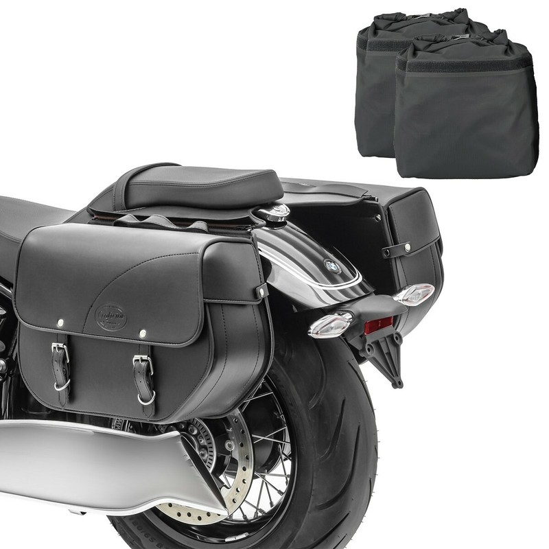 Sacoches CavaliÃ¨Re Pour Suzuki Intruder Vl 125 Kentucky 30l Noir