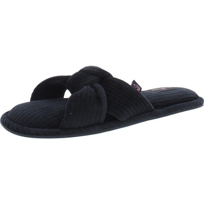 

Женские черные шлепанцы без шнуровки Cuddl Duds M/7-8 B (M) US BHFO 5763, Черный, BHFO