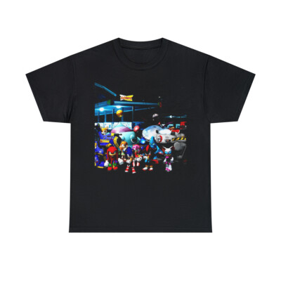Sonic The Hedgehog Crew Nostalgic Gamer T shirt Dreamcast Streetwear shirt y2k